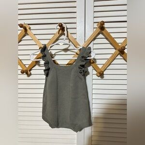 Mebie baby knit romper 0/3 nwt